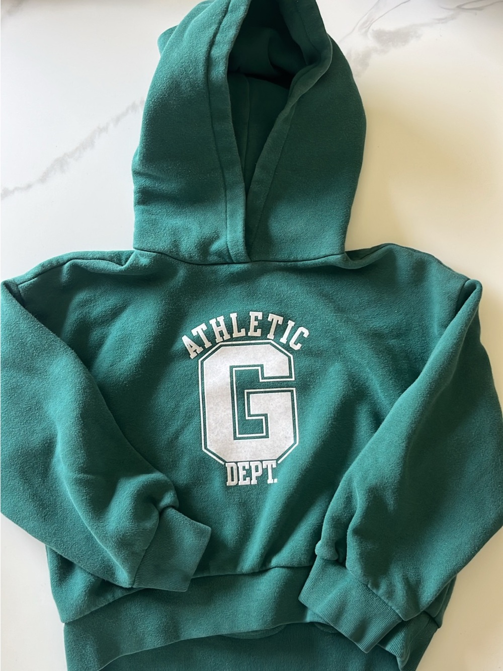 GAP Green Athletic 'G' Pullover Hoodie for Kids